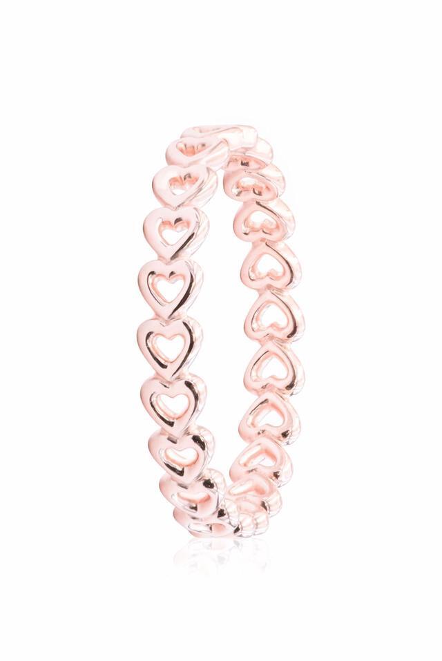 Alt view image 4 of 4 - pandora linked love ring, pandora rose 18017758 eu 8.5 us