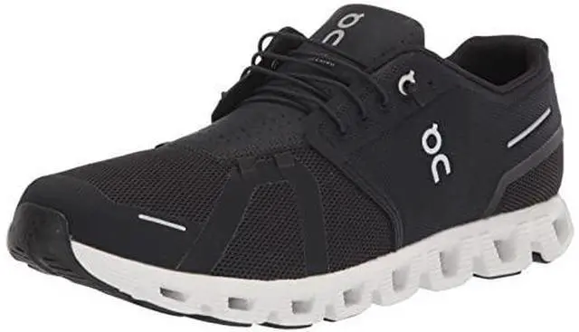 Alt view image 2 of 2 - On Running Mens Cloud 5 Running Shoe - Black White