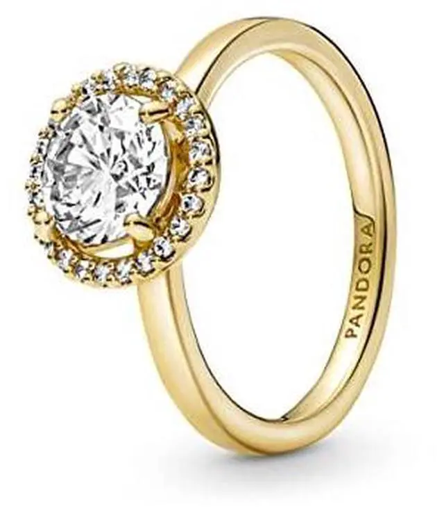 Alt view image 2 of 3 - Pandora Sparkling Round Halo Ring