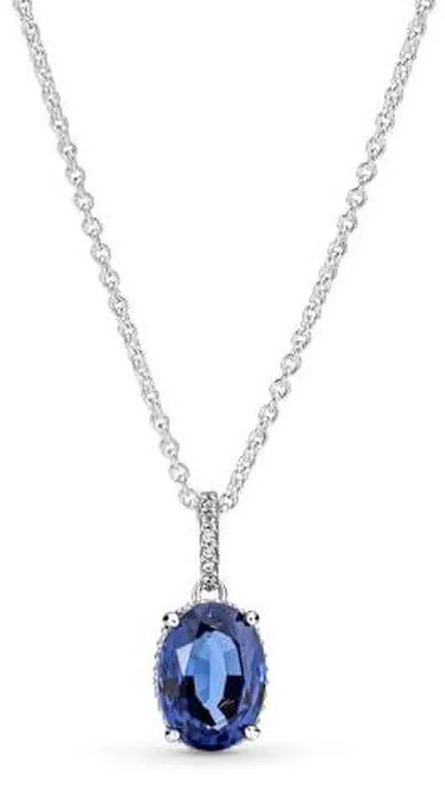 Alt view image 2 of 3 - Pandora Sparkling Statement Halo Pendant Necklace