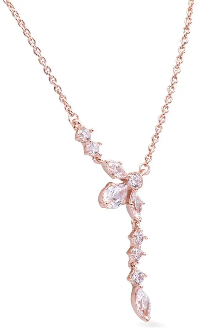 Alt view image 3 of 3 - Pandora Sparkling Herbarium Cluster Drop Collier Necklace