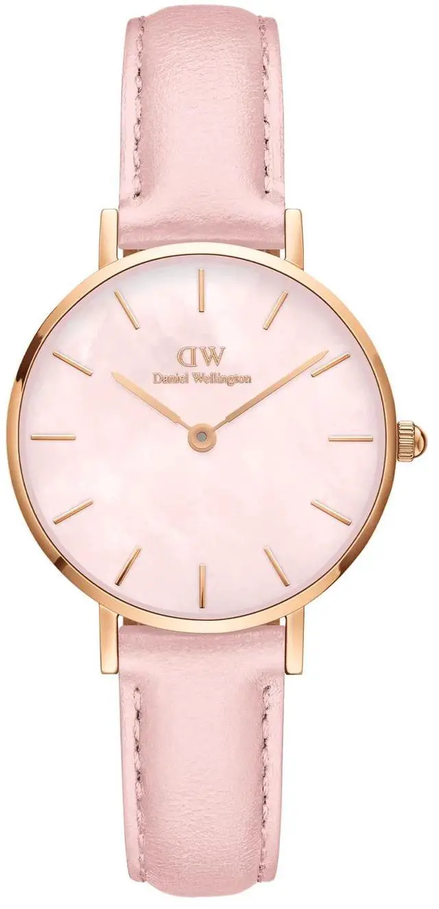 Main image of Daniel Wellington Petite Cherry Blossom Leather Ladies Watch