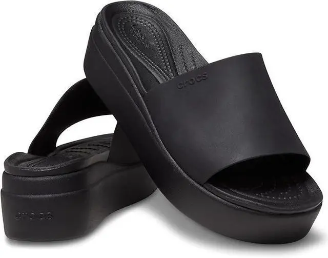 Main image of Crocs Womens Brooklyn Slide - Black