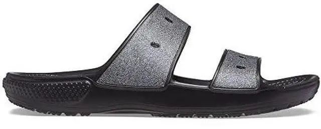 Alt view image 2 of 2 - Crocs Unisex Classic Croc Glitter II Sandal - Black