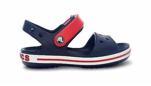 Alt view image 2 of 2 - Crocs Kids Crocband Sandal - Navy/Red