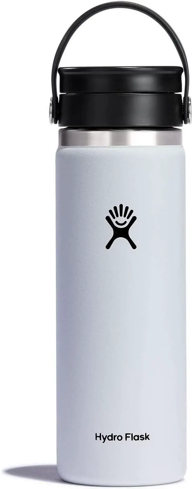 Main image of Hydro Flask Wide Mouth with Flex Sip Lid Insulated Water Bottle Travel Mug - 20 oz- White