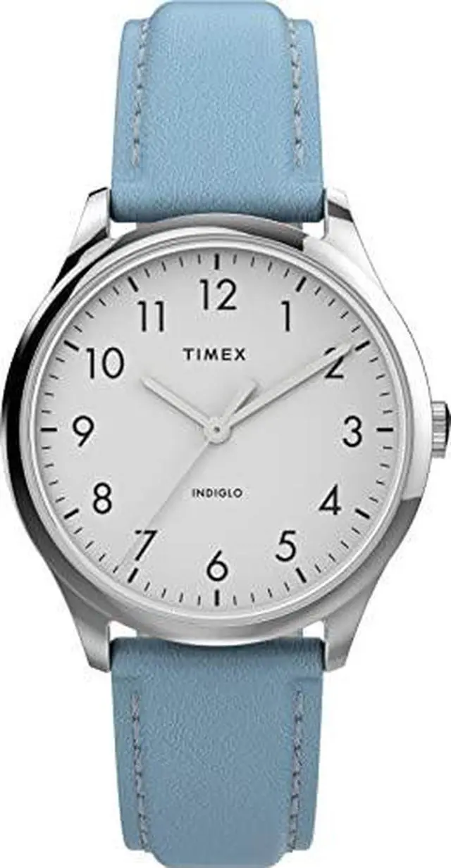 Alt view image 2 of 3 - TIMEX MODERN EASY READER LEATHER LADIES WATCH