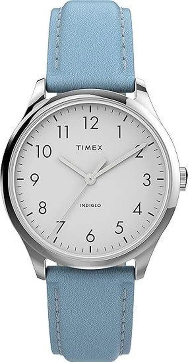 Alt view image 3 of 3 - TIMEX MODERN EASY READER LEATHER LADIES WATCH