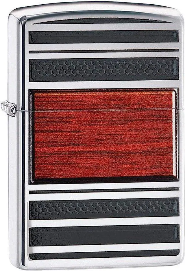 Alt view image 13 of 15 - Zippo Steel & Wood Pipe Lighter 28676