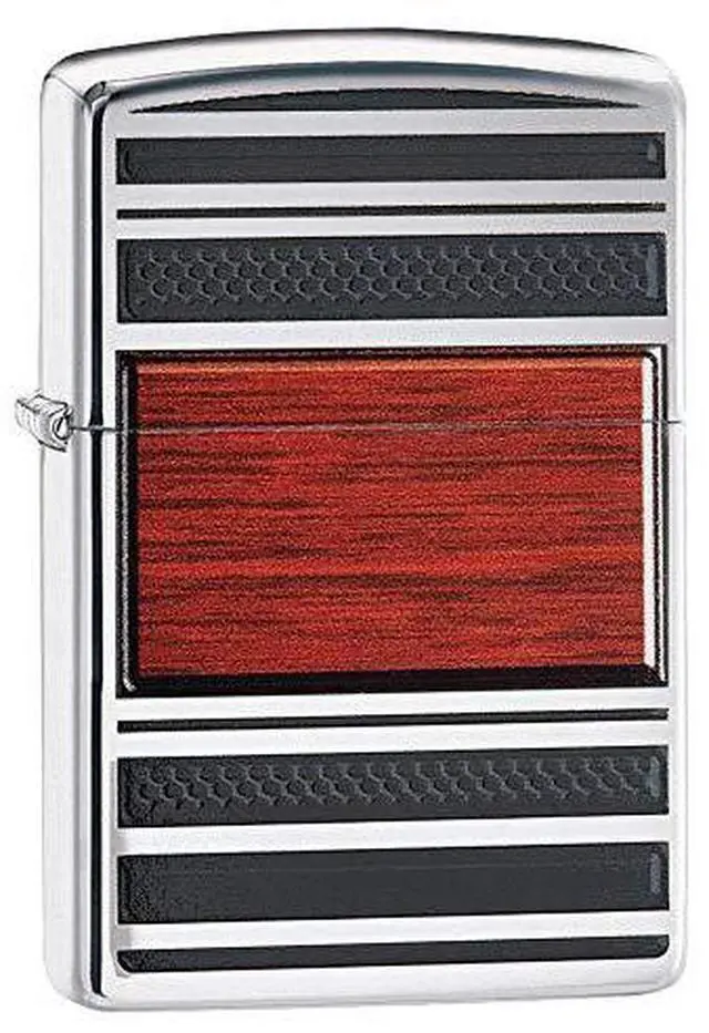 Alt view image 14 of 15 - Zippo Steel & Wood Pipe Lighter 28676