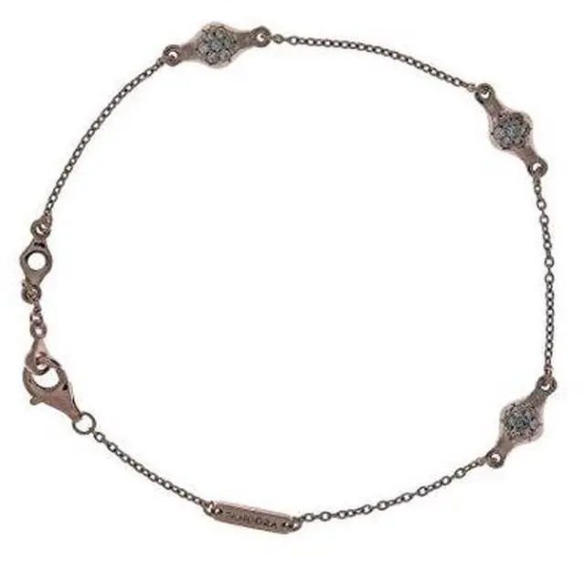 Alt view image 2 of 3 - Pandora Modern Lovepods Bracelet In Pandora Rose With 42 Pave set Clear Cubic Zirconia