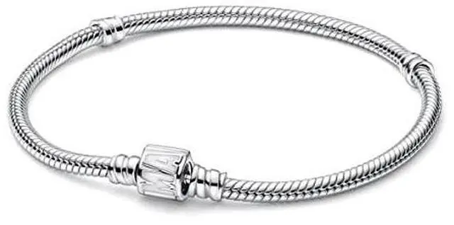 Main image of Pandora Moments Marvel Logo Clasp Snake Chain Bracelet