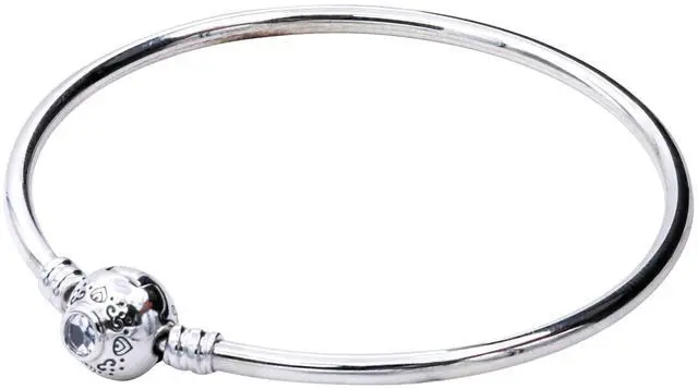 Main image of PANDORA Disney Princess Jasmine & Aladdin Bangle Size 19