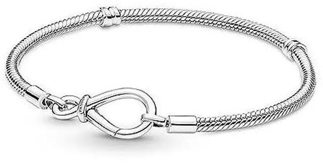 Alt view image 2 of 3 - Pandora Moments Infinity Knot Snake Chain Bracelet