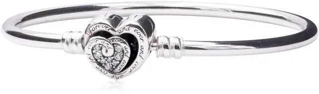 Main image of Pandora Limited Edition Pandora Moments Entwined Infinite Hearts Clasp Bangle