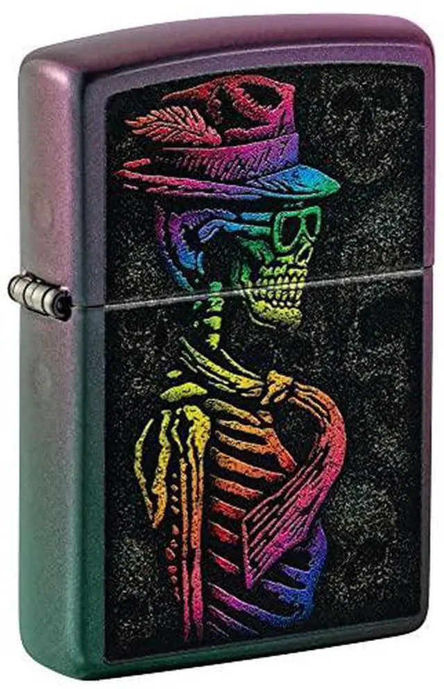 Alt view image 2 of 3 - Zippo Skull Design Lighter