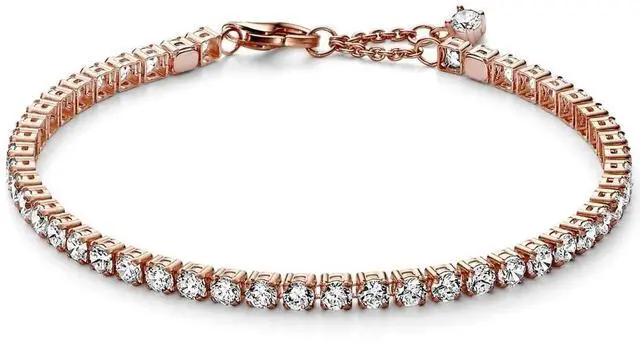 Cultured Pearl Pandora Sparkling Pave Bar Bracelet Pandora