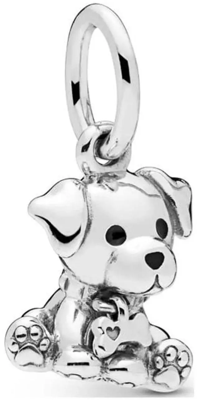 pandora labrador puppy dog 925 sterling silver charm