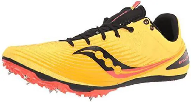 Alt view image 2 of 3 - Saucony Mens Ballista Md Track Shoe - Olive/Black - Size 7