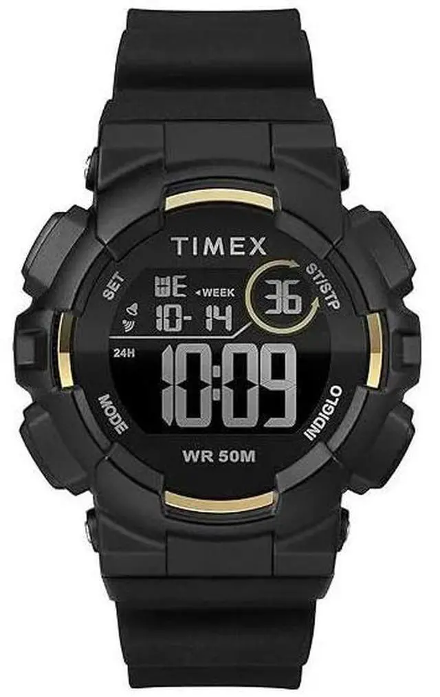 Alt view image 7 of 7 - Unisex Timex Mako DGTL 16mm Resin Band Watch TW5M23600 BTW5M23600JT