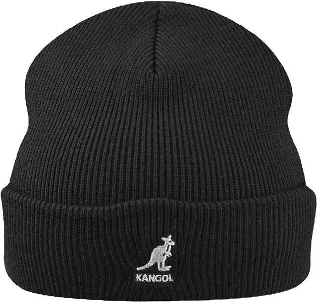 Alt view image 2 of 2 - Kangol Acrylic Cuff Pull On - Unisex - Black/Black