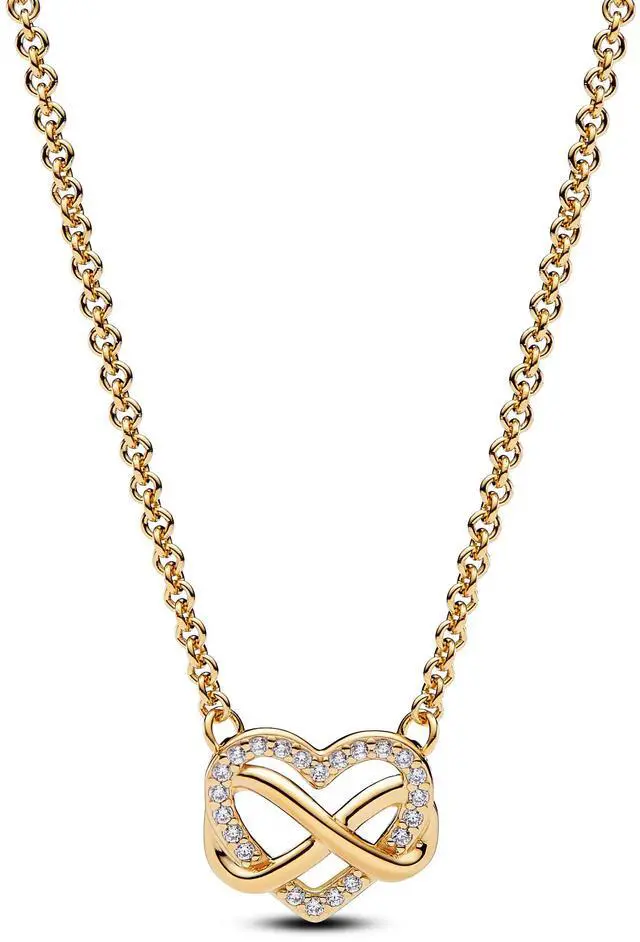 Main image of Pandora Sparkling Infinity Heart Collier Necklace
