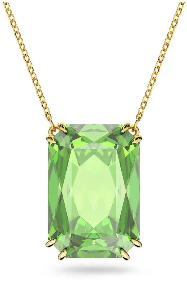 Main image of Swarovski Millenia Pendant Octagon Cut - Green - Gold-Tone Plated