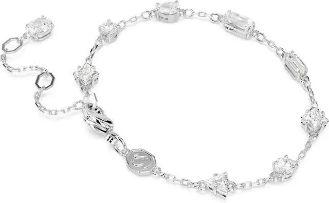 Main image of Swarovski Mesmera Bracelet Mixed Cuts Scattered Design White Rhodium Plated