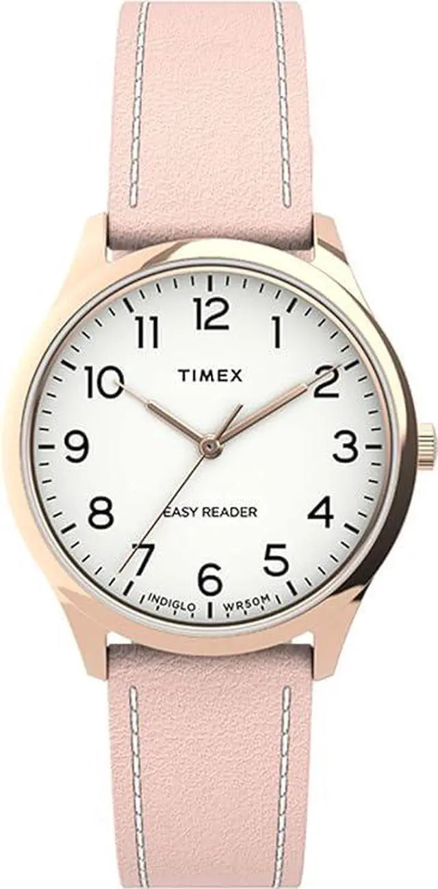 Main image of TIMEX EASY READER GEN 1 LEATHER LADIES WATCH