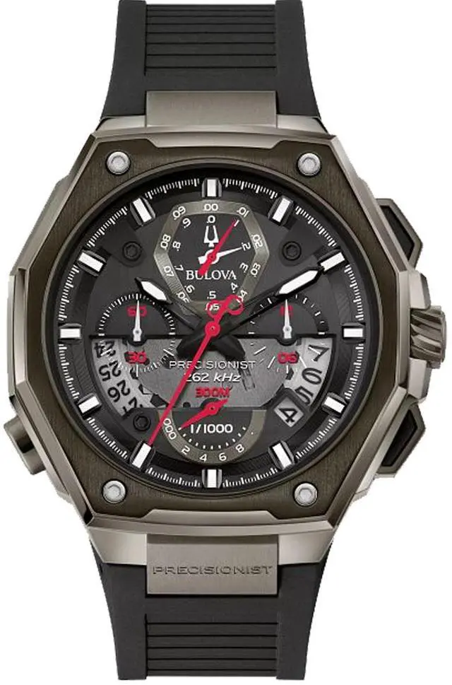 Alt view image 5 of 5 - Bulova Precisionist X Chronograph Quartz 98B358 Men's Watch