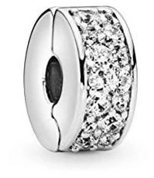 Alt view image 5 of 6 - PANDORA Pandora gorgeous shiny pink cubic zirconia  925 silver string ornaments 791817HCZ