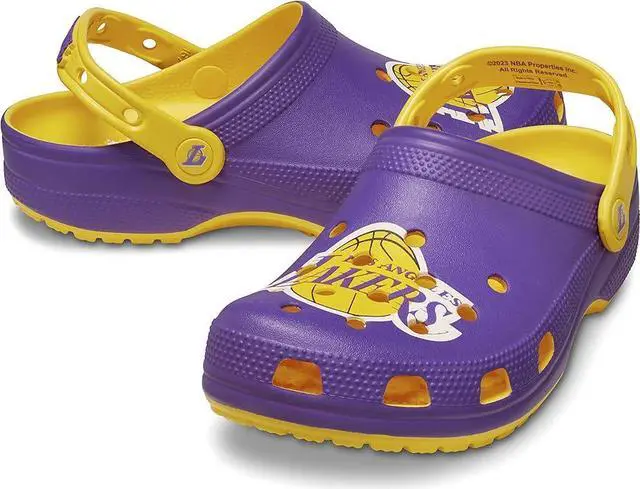 Alt view image 2 of 2 - Crocs Unisex NBA Los Angeles Lakers Clog - Sunflower