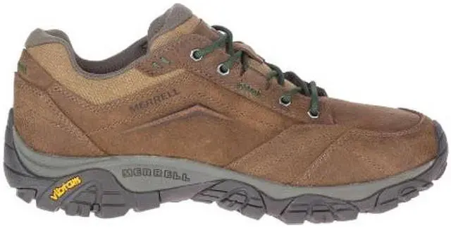 Alt view image 3 of 3 - Merrell Mens Moab Adventure Lace Hiking Shoes - Earth Green