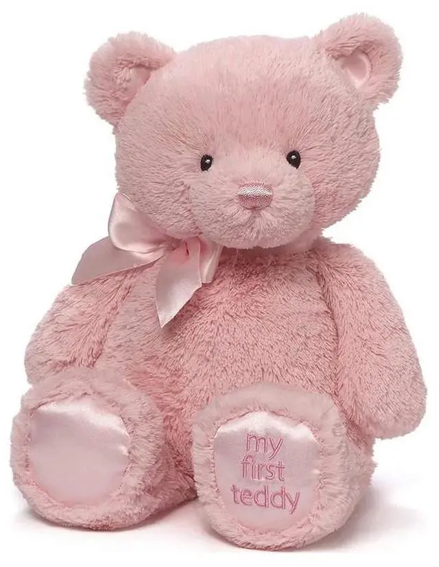 Alt view image 2 of 3 - Enesco Gund 15 inch My 1st Stuffed Teddy - Pink