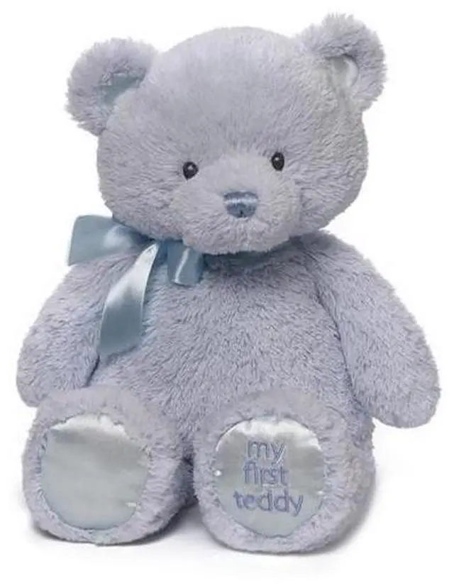Main image of GUND Baby GUND My 1st Teddy Plush Toy - Blue - 15 Inch