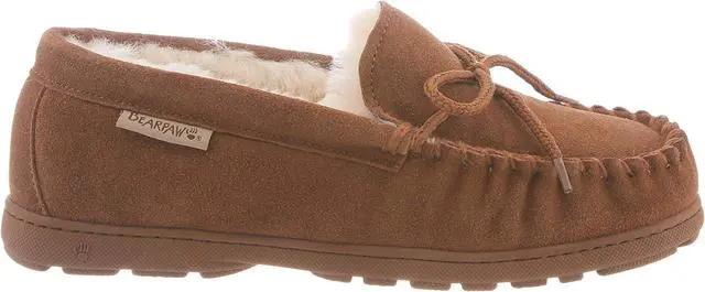 Alt view image 2 of 3 - BEARPAW Womens Mindy Moccasin Slippers - Hickory