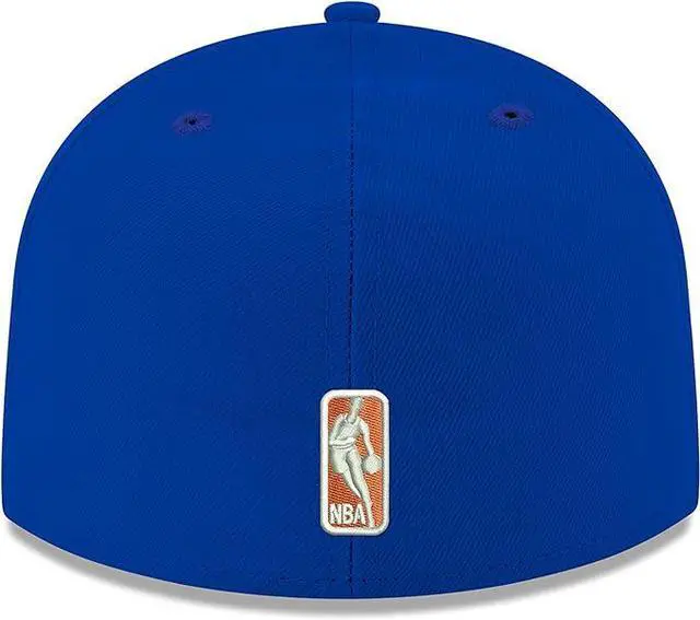 Alt view image 3 of 3 - New Era NBA New York Knicks 59FIFTY Fitted Cap - Royal