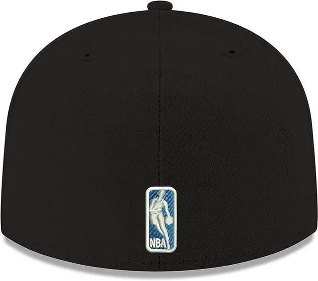 Alt view image 3 of 3 - New Era NBA New York Knicks 59FIFTY Fitted Cap - Black