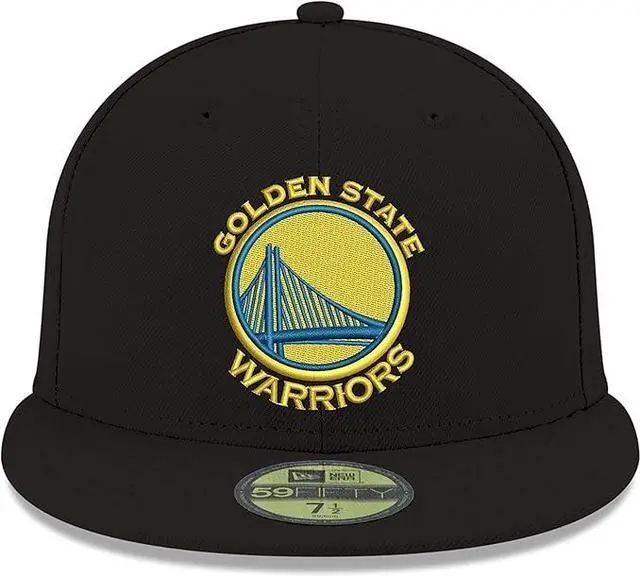 Alt view image 2 of 3 - New Era NBA Golden State Warriors 59FIFTY Fitted Cap - Black