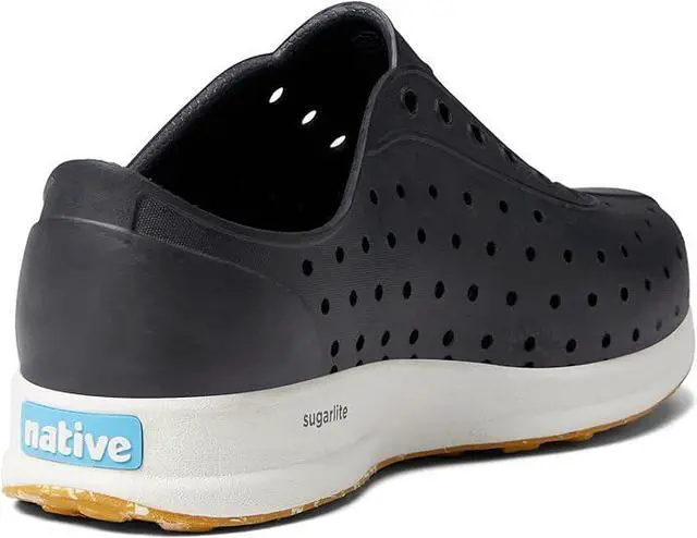Alt view image 3 of 3 - Native Robbie Child Sneaker - Jiffy Black/Shell White/Mash Speckle Rubber 4