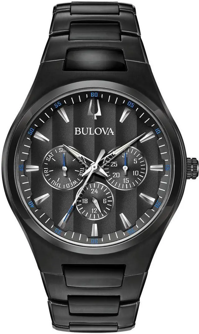 Main image of Bulova Classic Black IP Multi-Function Mens Watch