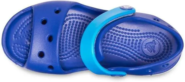 Alt view image 3 of 3 - Crocs Kids Crocband Sandal - Cerulean Blue/Ocean