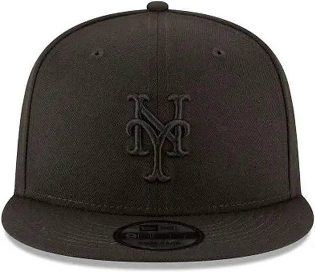 Alt view image 2 of 3 - New Era 9Fifty MLB NY Mets MLB Basic Snapback Cap - Adjustable - Black