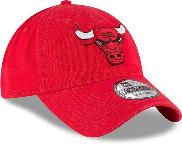 Alt view image 2 of 3 - New Era 9Twenty NBA Chicago Bulls Core Classic Cap - Adjustable - Red