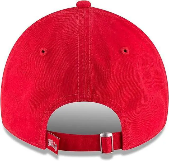 Alt view image 3 of 3 - New Era 9Twenty NBA Chicago Bulls Core Classic Cap - Adjustable - Red
