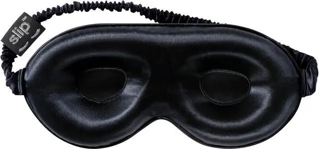 Main image of Slip Silk Contour Sleep Mask - Lovely Lashes - Black