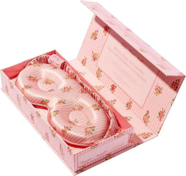 Alt view image 2 of 3 - Slip Silk Contour Sleep Mask - Lovely Lashes - Petal