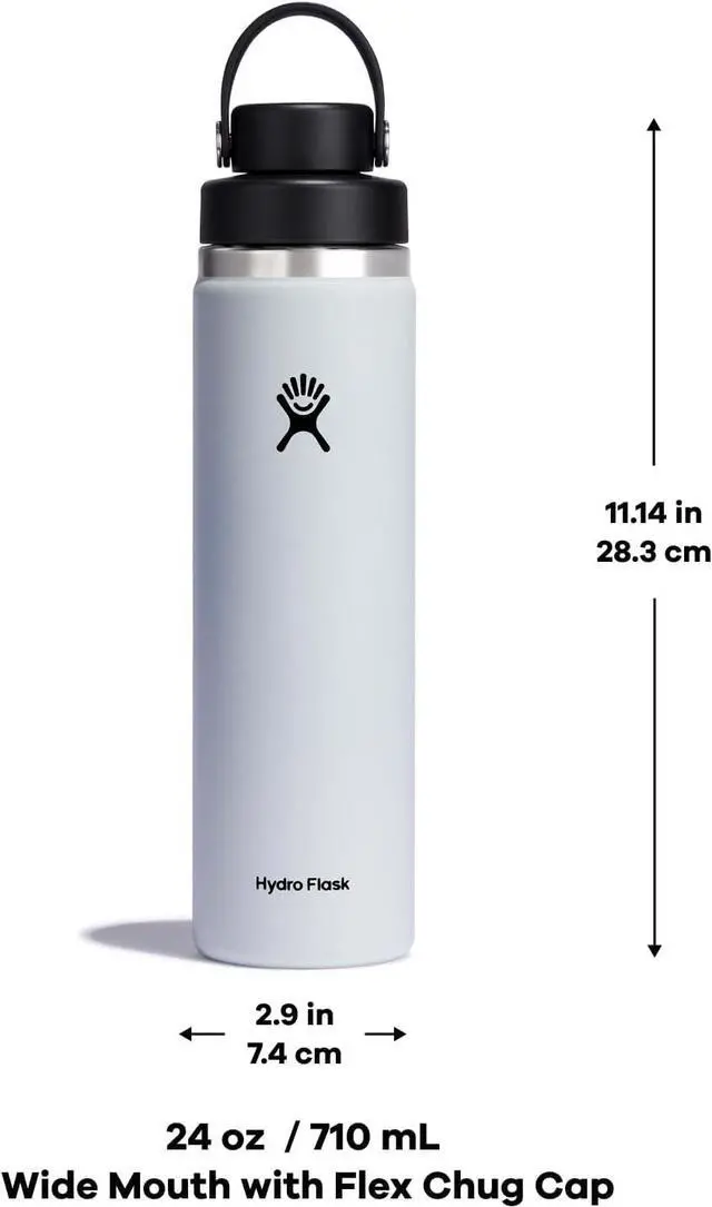 Alt view image 2 of 2 - Hydro Flask Wide Mouth Water Bottle with Flex Chug Cap - 24 oz
