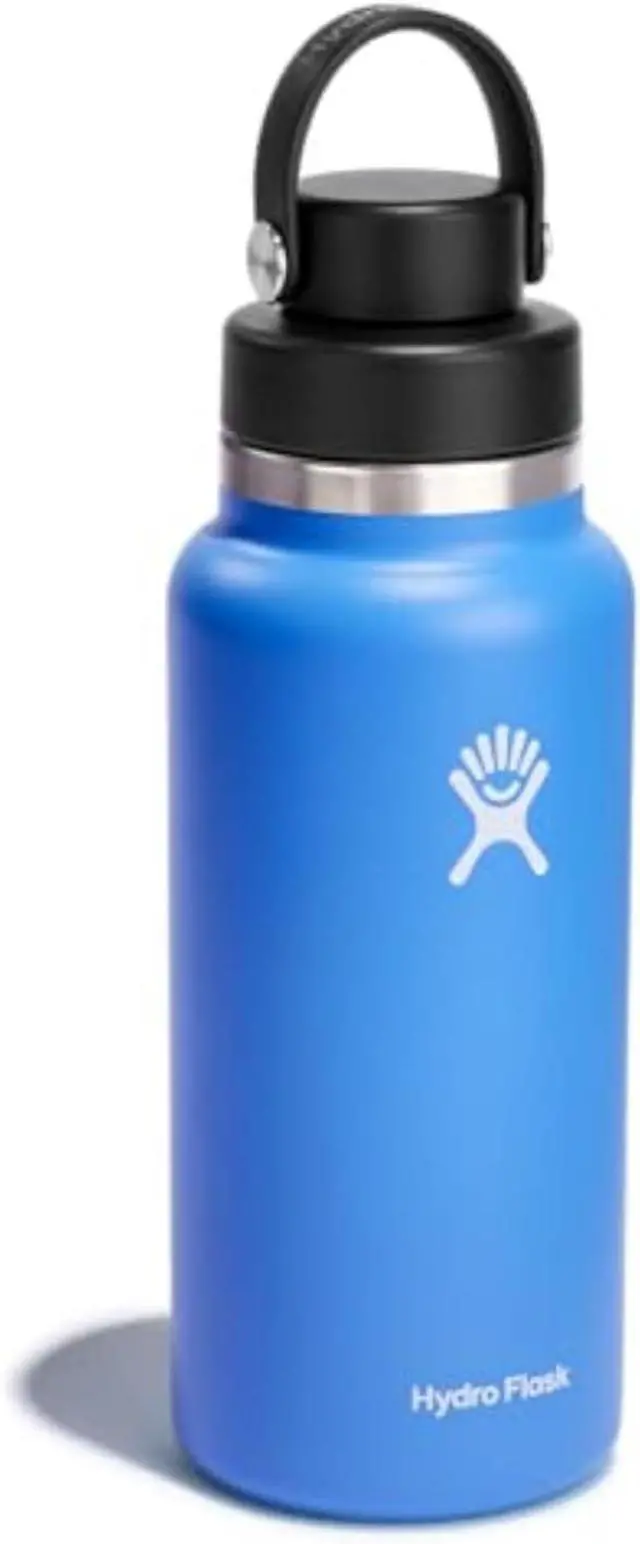 Alt view image 2 of 3 - Hydro Flask Vacuum Insulated Stainless Steel Water Bottle Flask - Wide Chug Cap - 32 oz