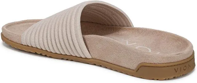 Alt view image 3 of 3 - Vionic Womens Evie Knit Slide Sandal - Cream